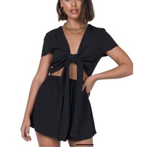 Princess Polly Tie Front Romper